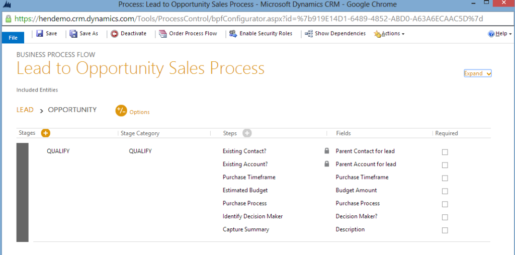 CRM 2013 – Business Process Flow | XRMe