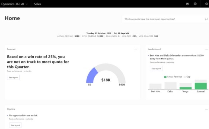 Dynamics 365 Sales Insights